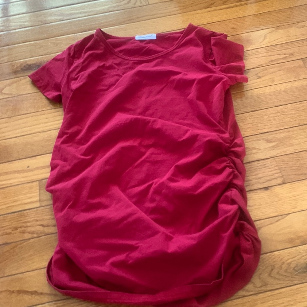 Maternity short sleeve shirt
